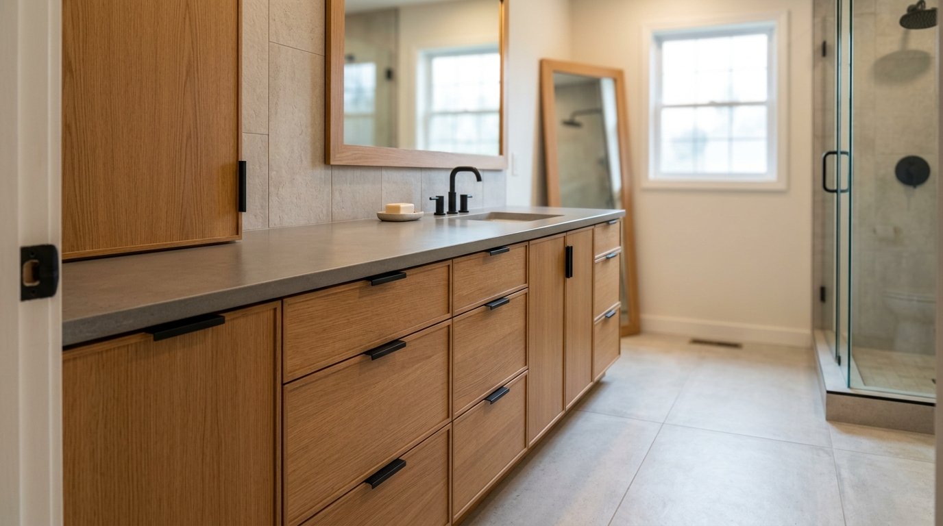 modern bathroom cabinets