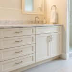 cream bathroom cabinets